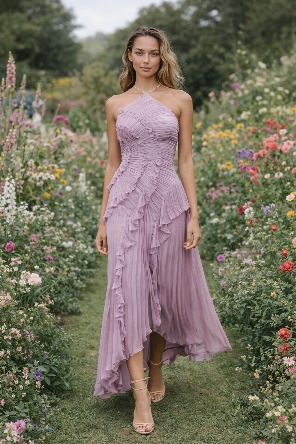 Linda I RUFFLED DRESS LIMITED EDITION